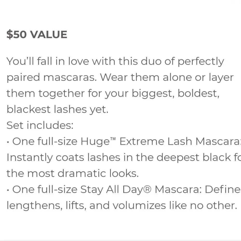 Stila The Beauty Of Love Mascara Duo